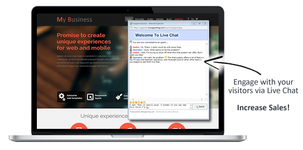 Increase sales with live chat software Increase sales with live chat software