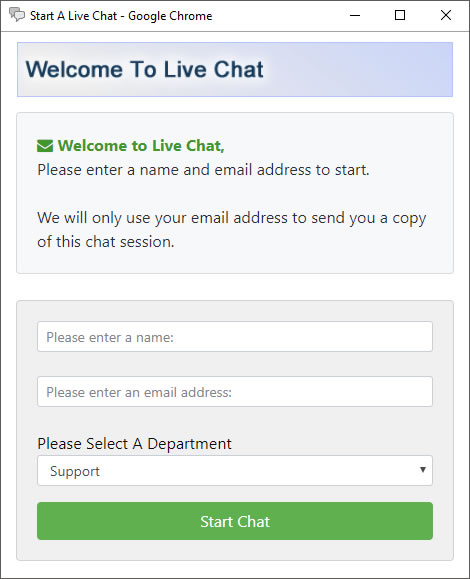 live chat software